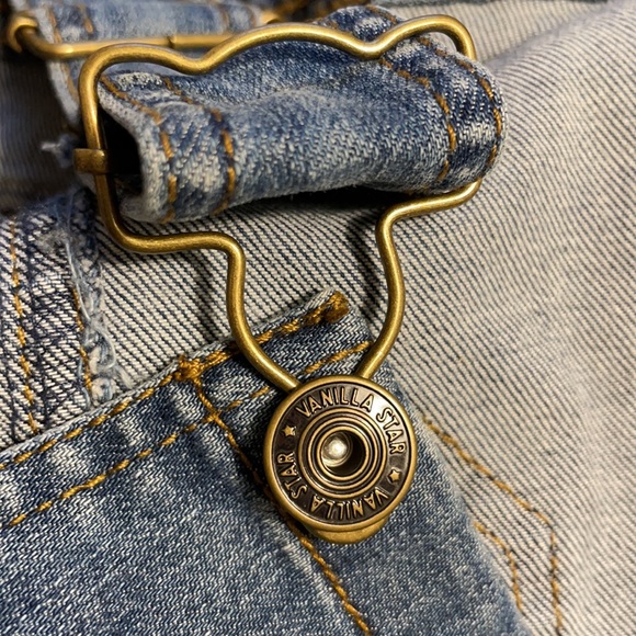 Vanilla Star Distressed Denim Jean Shortall - Picture 10 of 12